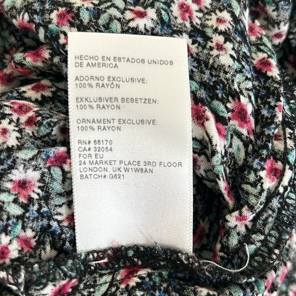 Free People Indio Boho Shorts Romper Lace Floral size Medium - Picture 8 of 9